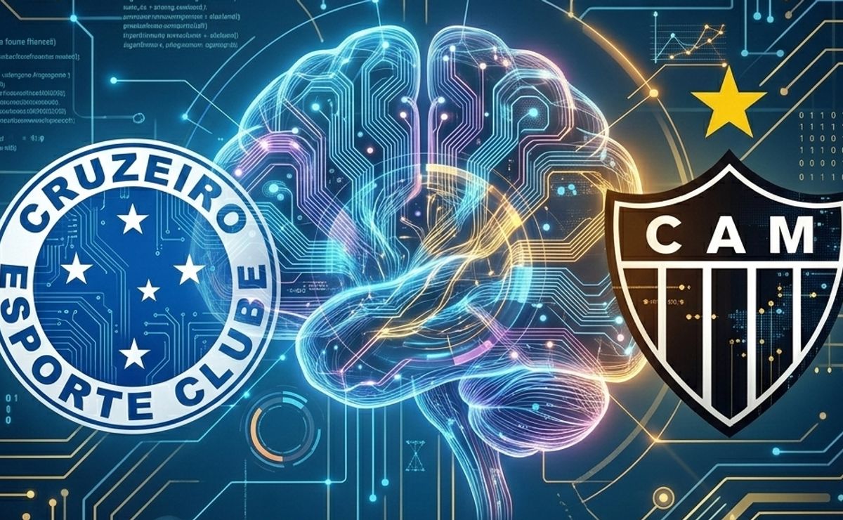 Cruzeiro x Atlético-MG: previsão da Inteligência Artificial crava placar exato da final do Campeonato Mineiro