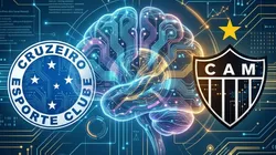 Previsão da IA para Cruzeiro x Atlético-MG. Foto: Gerada por IA