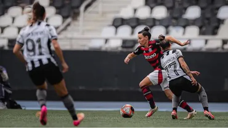 Botafogo x Flamengo. Foto: Paula Reis/CRF