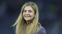 Leila Pereira presidente do Palmeiras antes da partida contra o Fluminense no estadio Arena Barueri pelo campeonato Brasileiro A 2026. Foto: Marcello Zambrana/AGIF