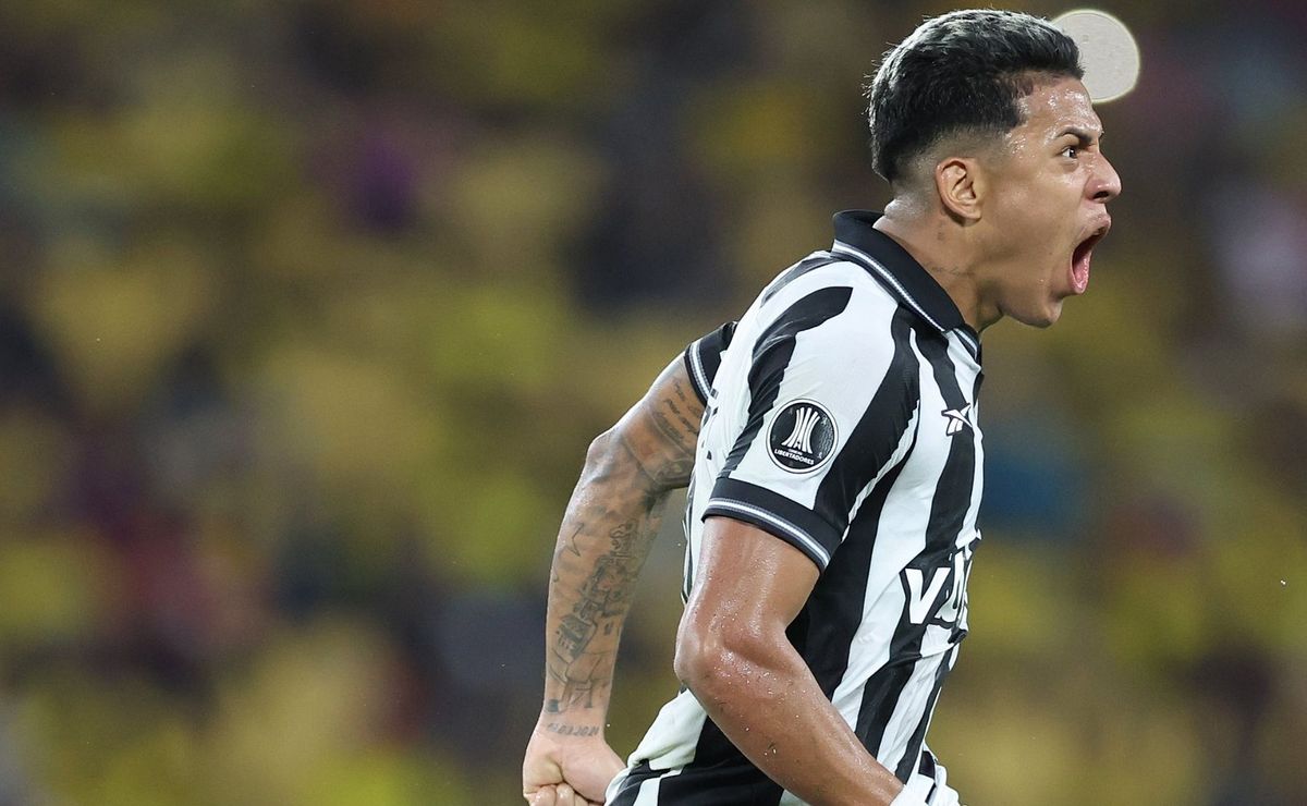 Matheus Martins marca e Botafogo empata com Barcelona de Guayaquil na pré-Libertadores