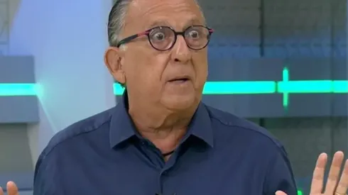 Galvão mostrou indignação com demissão de Filipe Luís. Foto: Reprodução/Sportv