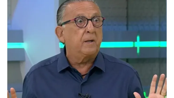 Galvão mostrou indignação com demissão de Filipe Luís. Foto: Reprodução/Sportv