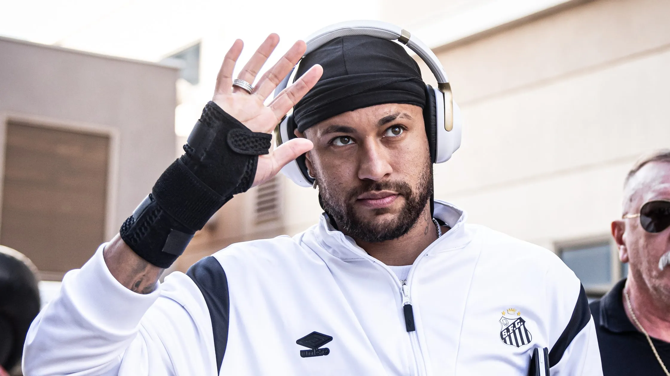 Neymar antes do duelo do ano passado diante do Mirassol – Foto: Raul Baretta/Santos