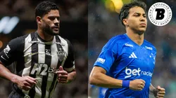 Hulk e Kaio Jorge são os artilheiros do Campeonato Mineiro. Fotos: Fernando Moreno/AGIF