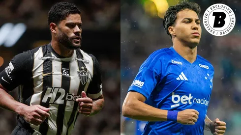 Hulk e Kaio Jorge são os artilheiros do Campeonato Mineiro. Fotos: Fernando Moreno/AGIF