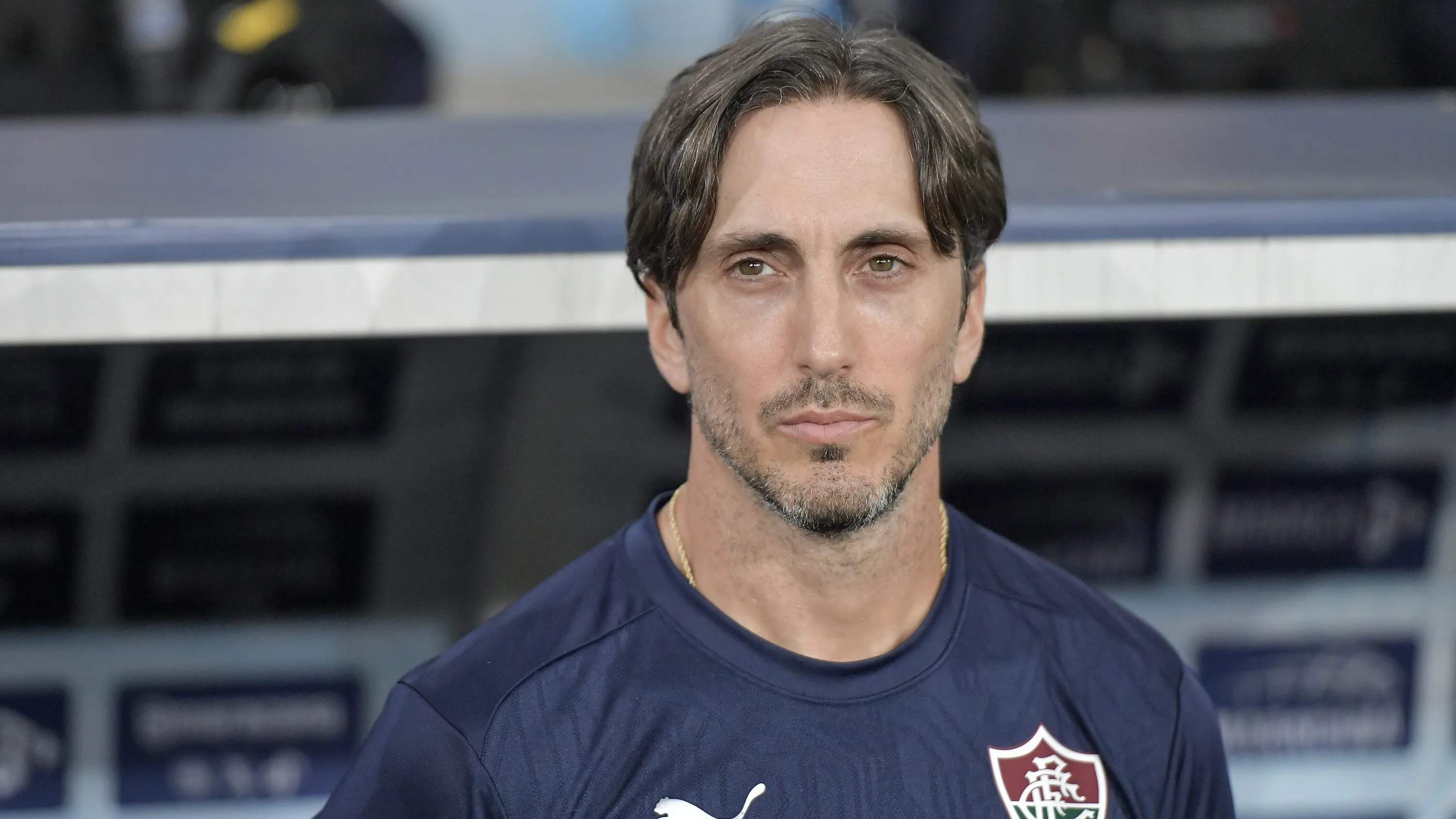 O técnico do Fluminense é o argentino Luis Zubeldía. Foto: Thiago Ribeiro/AGIF