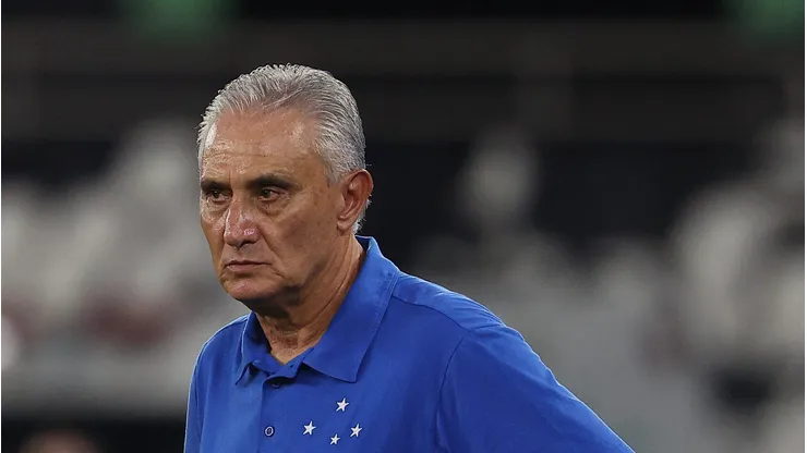 Tite, comandante cruzeirense. Foto: Wagner Meier/Getty Images