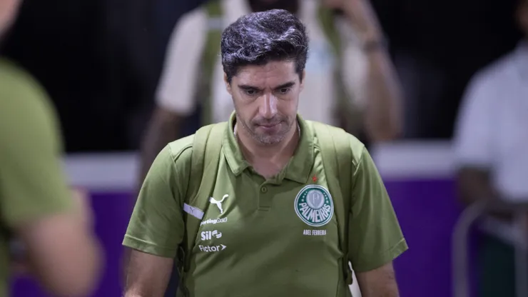 Abel Ferreira no comando do Palmeiras.