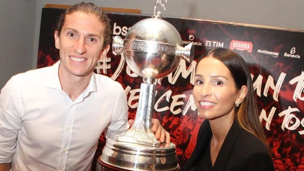 Filipe Luís e Patrícia Buno - Foto: Instagram/@patricia_buno.