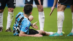 Mathias Villasanti jogador do Gremio durante partida contra o Alianza Lima no estadio Arena do Gremio pelo campeonato Copa Sul-americana 2025. Foto: Maxi Franzoi/AGIF