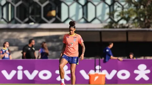 Tarciane treinando pela Seleção. Foto: Lívia Villas Boas/CBF