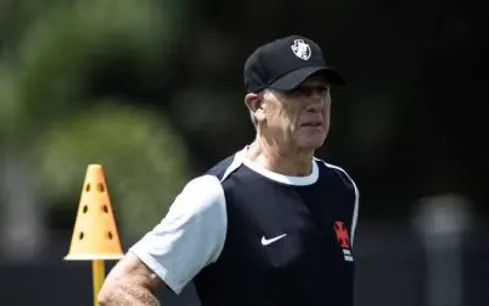 Renato Gaúcho em treino do Vasco – Foto: Matheus Lima/Vasco