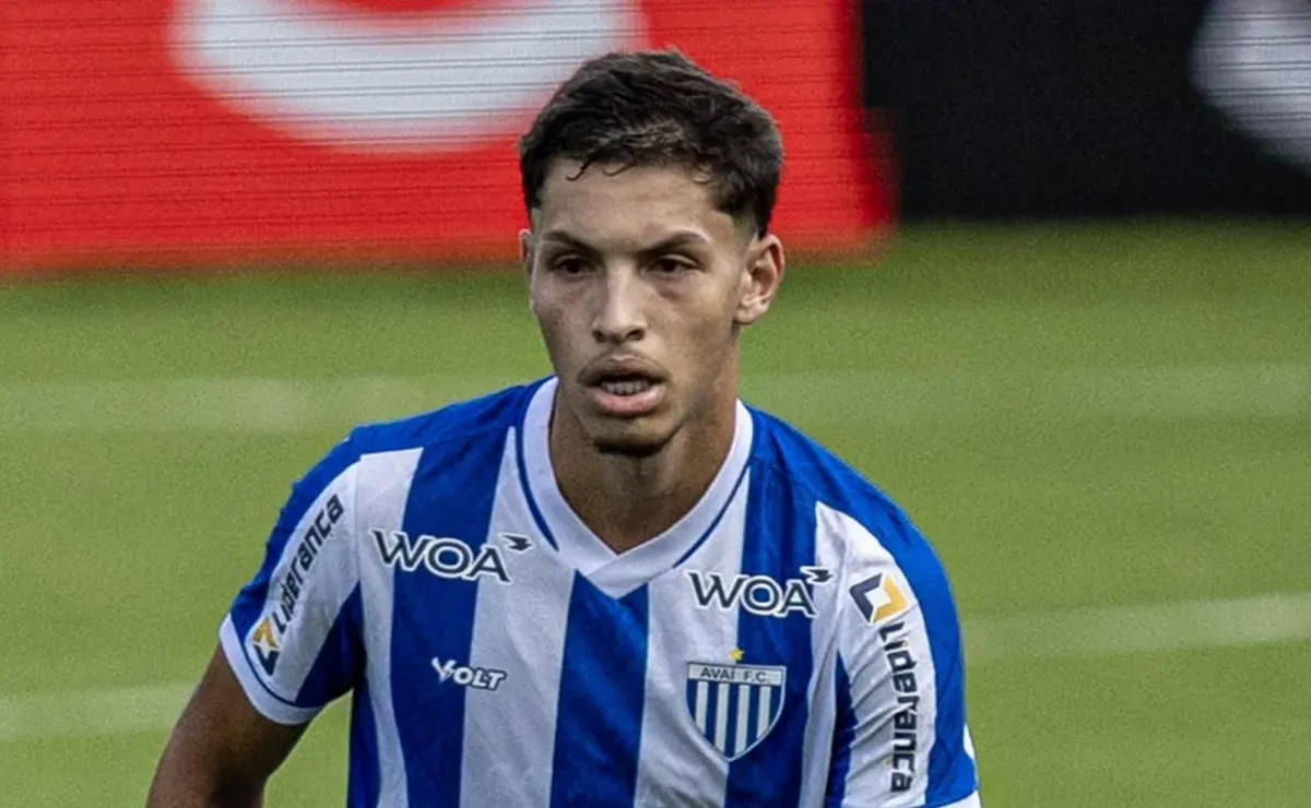 Bruno Baldini, jogador do Avaí – Foto: Lucas Rhamon/Avaí F.C