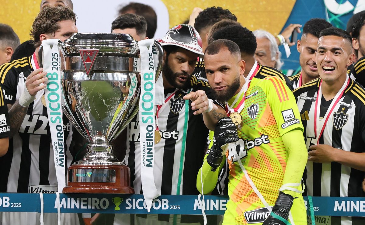 Hulk e Everson estão próximos de conquistar o nono título com a camisa do Atlético-MG