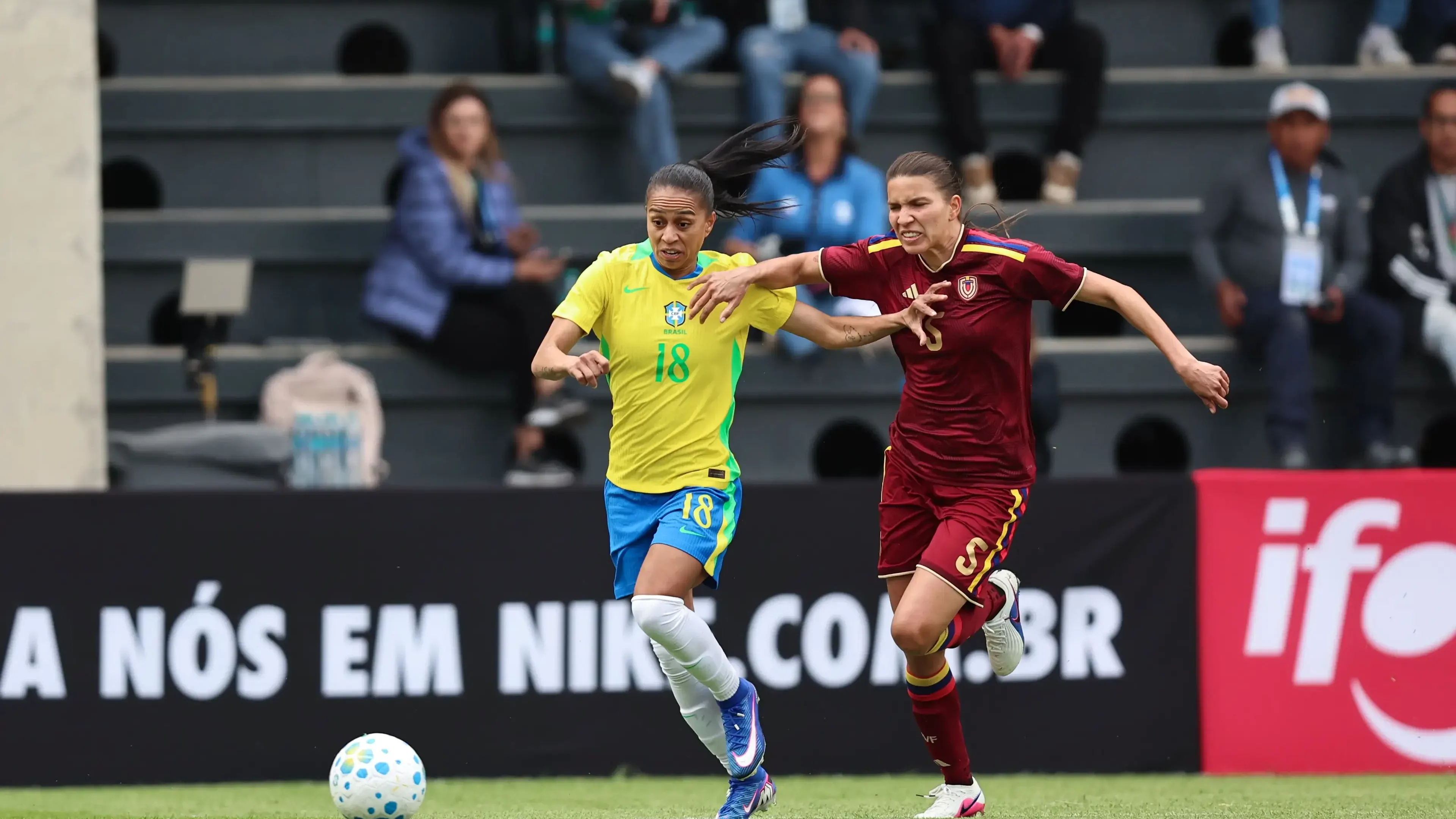 Brasil e Venezuela em amistoso internacional feminino