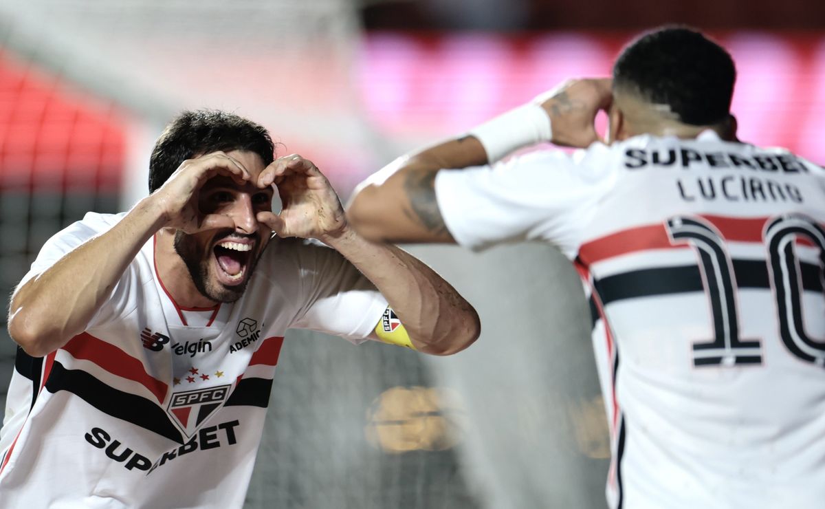 São Paulo embala com a boa fase do trio de ataque formado por Calleri, Luciano e Lucas