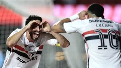 Calleri e Luciano são destaques no ataque do São Paulo. Foto: Marcello Zambrana/AGIF