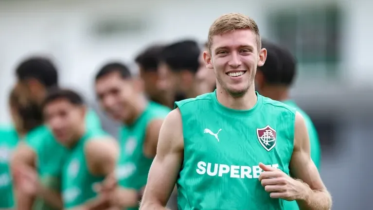 Castillo em treino do Fluminense. Foto: Marcelo Gonçalves / Fluminense FC