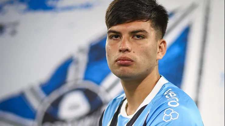 Leonel Pérez se prepara para estrear pelo Grêmio - FOTO: LUCAS UEBEL/GREMIO FBPA