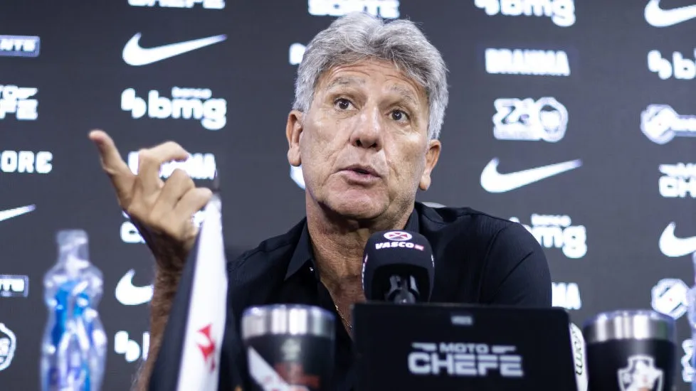 Renato Gaúcho foi apresentado no Vasco. Foto: Matheus Lima/Vasco