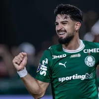 Flaco López marca gol de placa e abre o placar para o Palmeiras