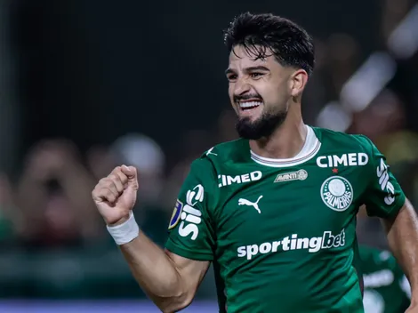 Flaco López marca gol de placa e abre o placar para o Palmeiras