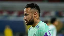 Neymar durante treinamento em 2023 pela Seleção.