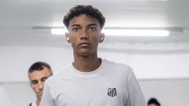 Robinho Jr, atacante do Santos