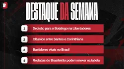 Confira a agenda da semana no futebol