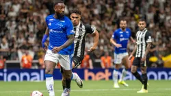 Gerson, jogador do Cruzeiro, durante partida contra o Atletico no estadio Arena MRV pelo campeonato Mineiro 2026. Foto: Fernando Moreno/AGIF