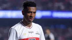 Marcos Antonio jogador do Sao Paulo durante partida contra o Corinthians no estadio Morumbi pelo campeonato Brasileiro A 2025.