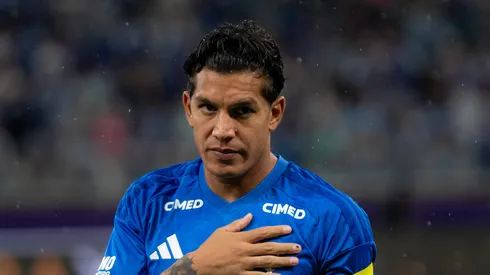 Lucas Romero durante partida do Cabuloso no Mineirão