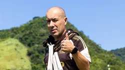 Jardim durante treinamento realizado no Ninho do Urubu