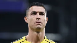 Cristiano durante partida do Al Nassr na liga saudita