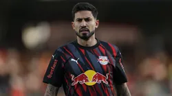 Pedro Henrique jogador do Bragantino durante a partida contra o Fluminense no estadio Cicero De Souza Marques em Braganca Paulista (SP), pelo campeonato Brasileiro A 2025. Foto: Marlon Costa/AGIF
