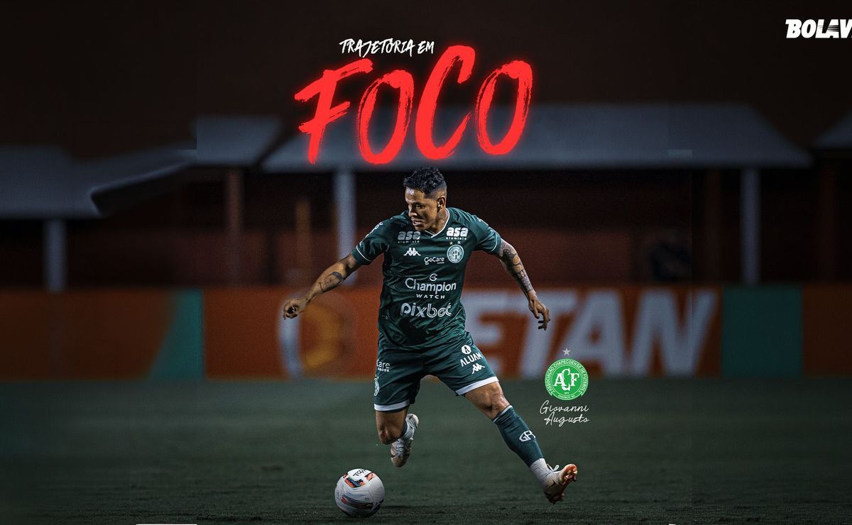 Giovanni Augusto na Chapecoense: trajetória, experiência e criatividade no meio-campo