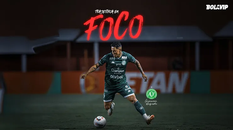 Giovanni Augusto é o número 10 da Chapecoense. Foto: Heber Gomes/AGIF