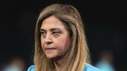 Leila Pereira presidente do Palmeiras durante partida contra o Novorizontino no estadio Arena Barueri pelo campeonato Paulista 2026. Foto: Ettore Chiereguini/AGIF