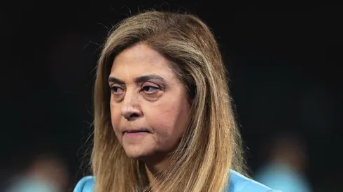 Leila Pereira presidente do Palmeiras durante partida contra o Novorizontino no estadio Arena Barueri pelo campeonato Paulista 2026. Foto: Ettore Chiereguini/AGIF
