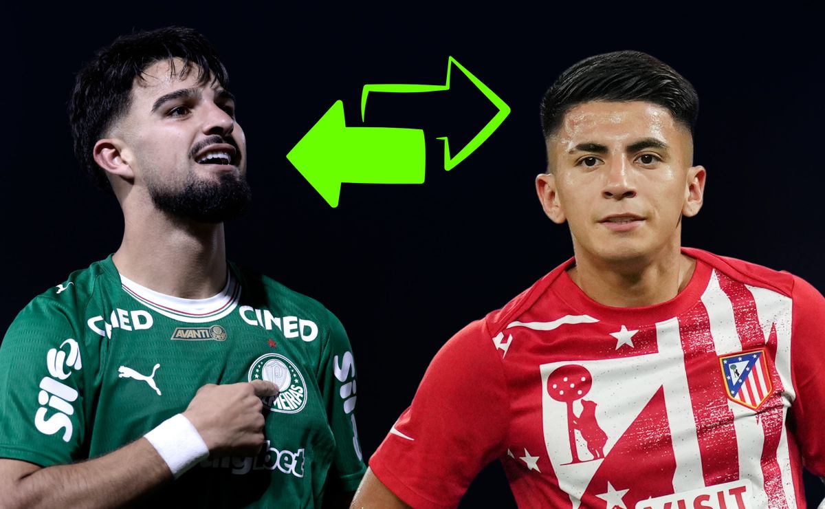 Troca entre Flaco López e Thiago Almada é conversado por Palmeiras e Atlético de Mardid, diz Velloso