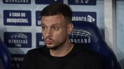 Martin Anselmi tecnico do Botafogo durante partida contra o Fluminense no estadio Maracana pelo campeonato Brasileiro A 2026. Foto: Thiago Ribeiro/AGIF