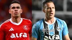 Borré e Arthur são os destaques da dupla Gre-Nal - Fotos: Maxi Franzoi/AGIF e Jota Erre/AGIF