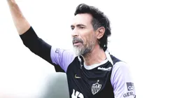 Eduardo Domínguez vem aplicando mudanças no Galo. Foto: Pedro Souza/Atlético