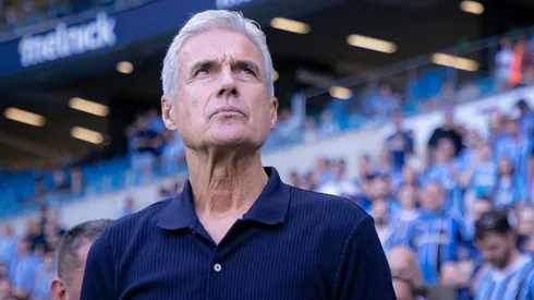 Luís Castro, técnico do Grêmio. Foto: Maxi Franzoi/AGIF
