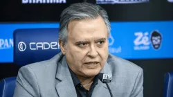 Antônio Dutra, vice-presidente do Grêmio em entrevista coletiva (Foto: Lucas Uebel / Grêmio)