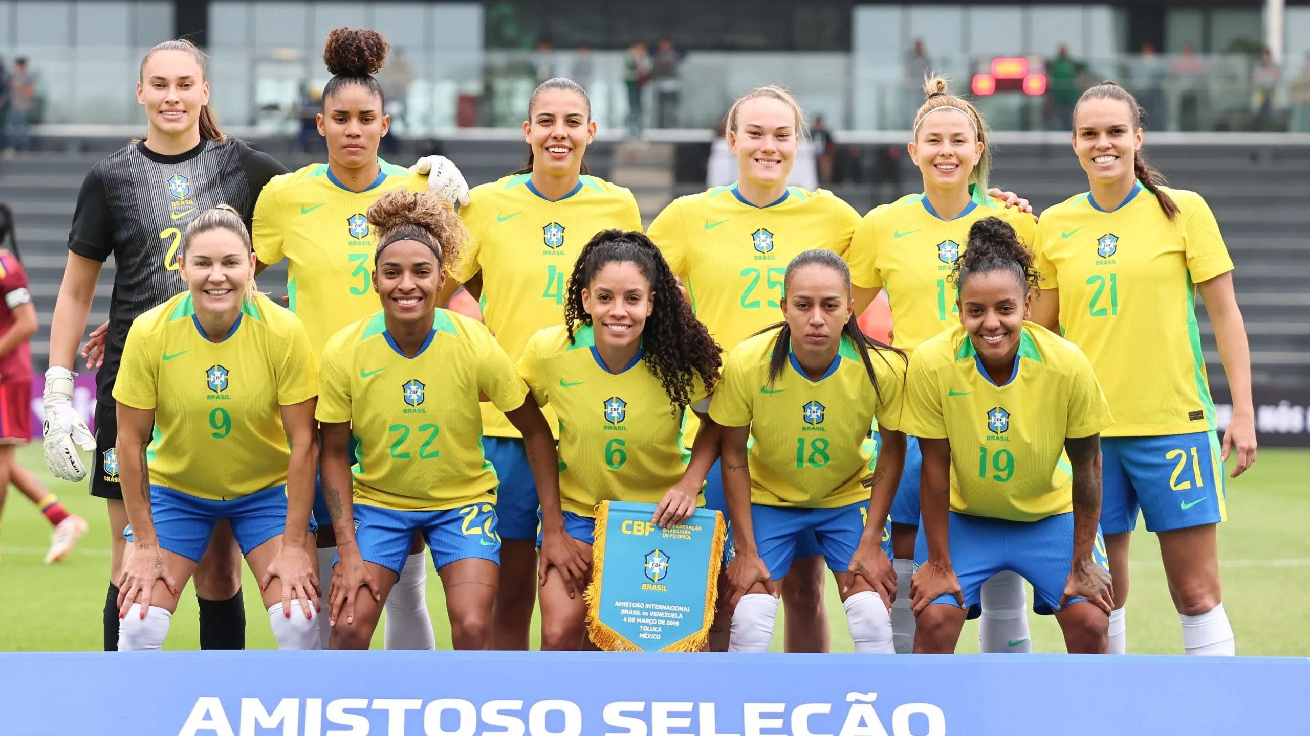 Seleção Brasileira Feminina em campo