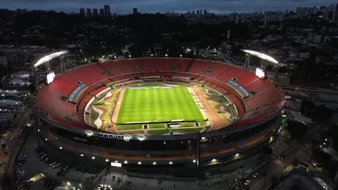 Vista Aérea do estádio Morumbis em São paulo (SP), antes da partida entre São Paulo. Foto: Marlon Costa/AGIF
