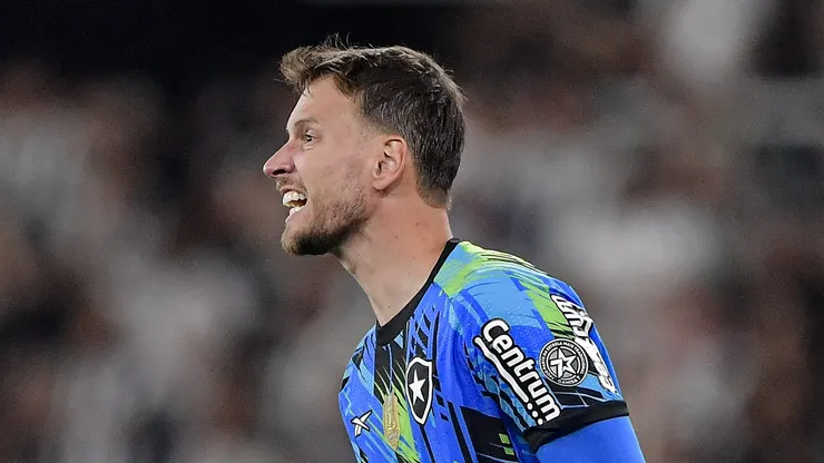 Neto goleiro do Botafogo durante partida contra o Vasco no estadio Engenhao pelo campeonato Copa Do Brasil 2025. Foto: Thiago Ribeiro/AGIF