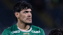 Gustavo Gomez jogador do Palmeiras durante partida contra o Fluminense no estadio Arena Barueri pelo campeonato Brasileiro A 2026. Foto: Ettore Chiereguini/AGIF